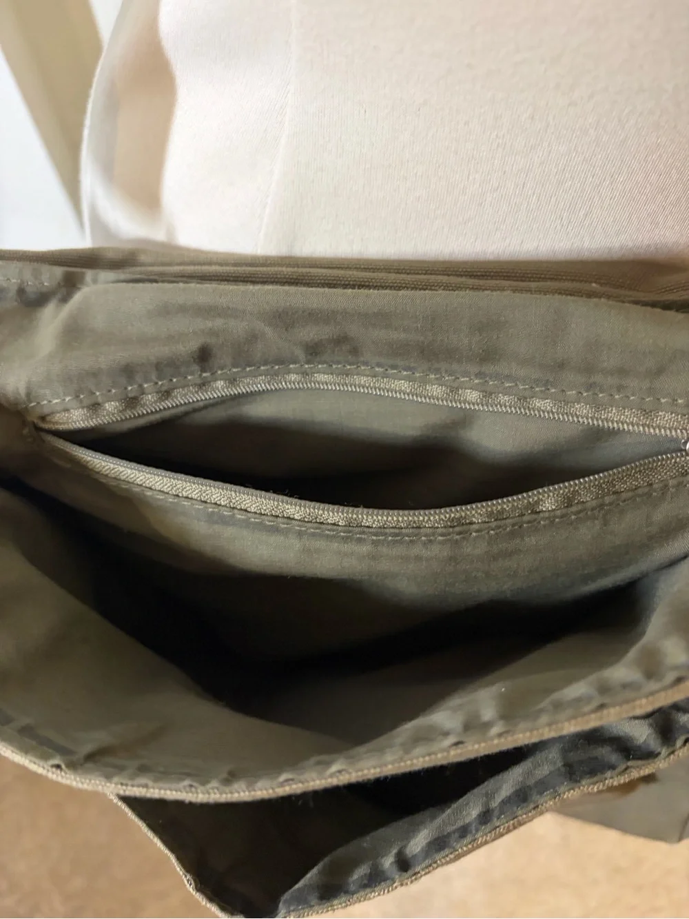 Rolling Stones Messenger Bag 2005 Guitar Strap Olive Green Rock & Roll